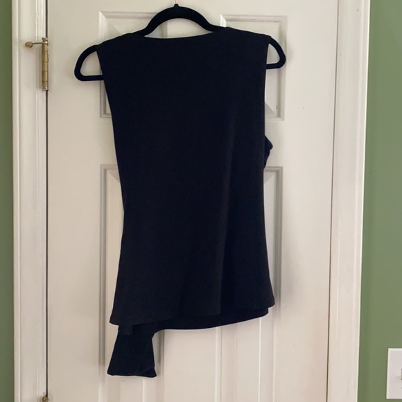 WHBM Sleeveless Draped-Side Knit Top - Picture 9 of 9
